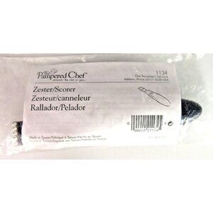 Pampered Chef Zester / Scorer 1134 Citrus Lemon Lime Zester New Factory Sealed